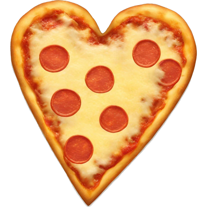 Cheese pizza heart  emoji