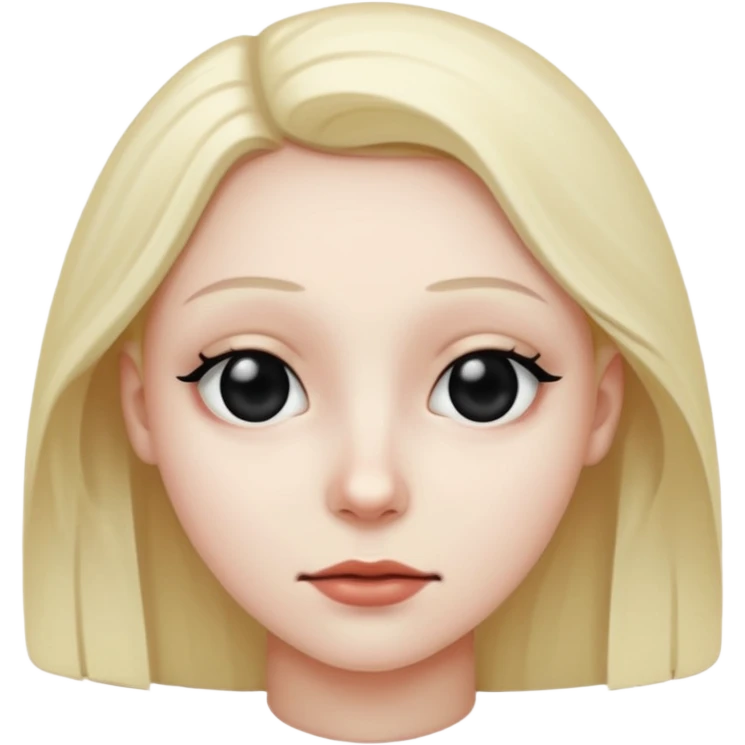 eyes are purely black emoji