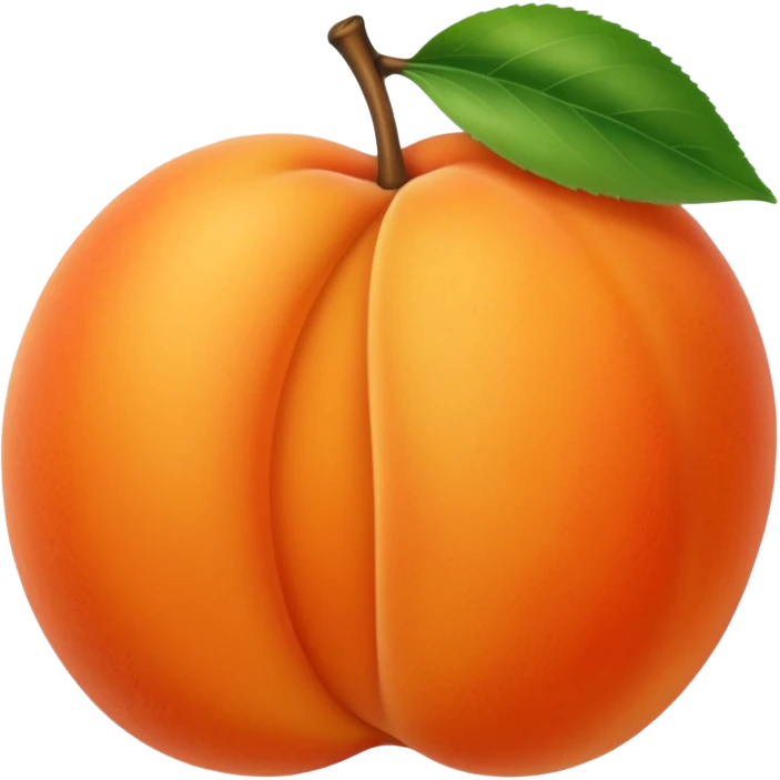 El albaricoque (conocido en países  emoji