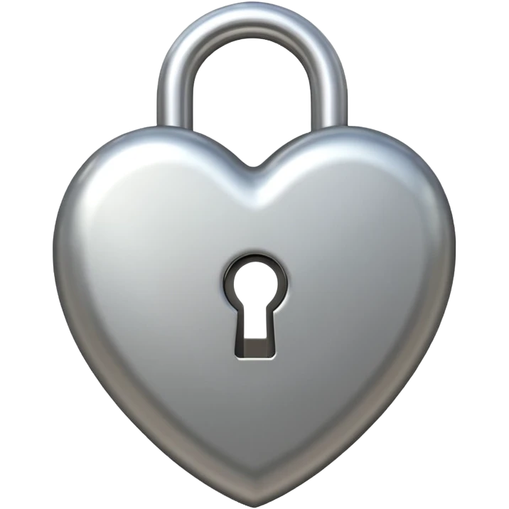 Heart with lock emoji