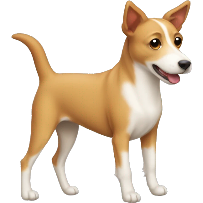 cute mutt podengo dog  emoji