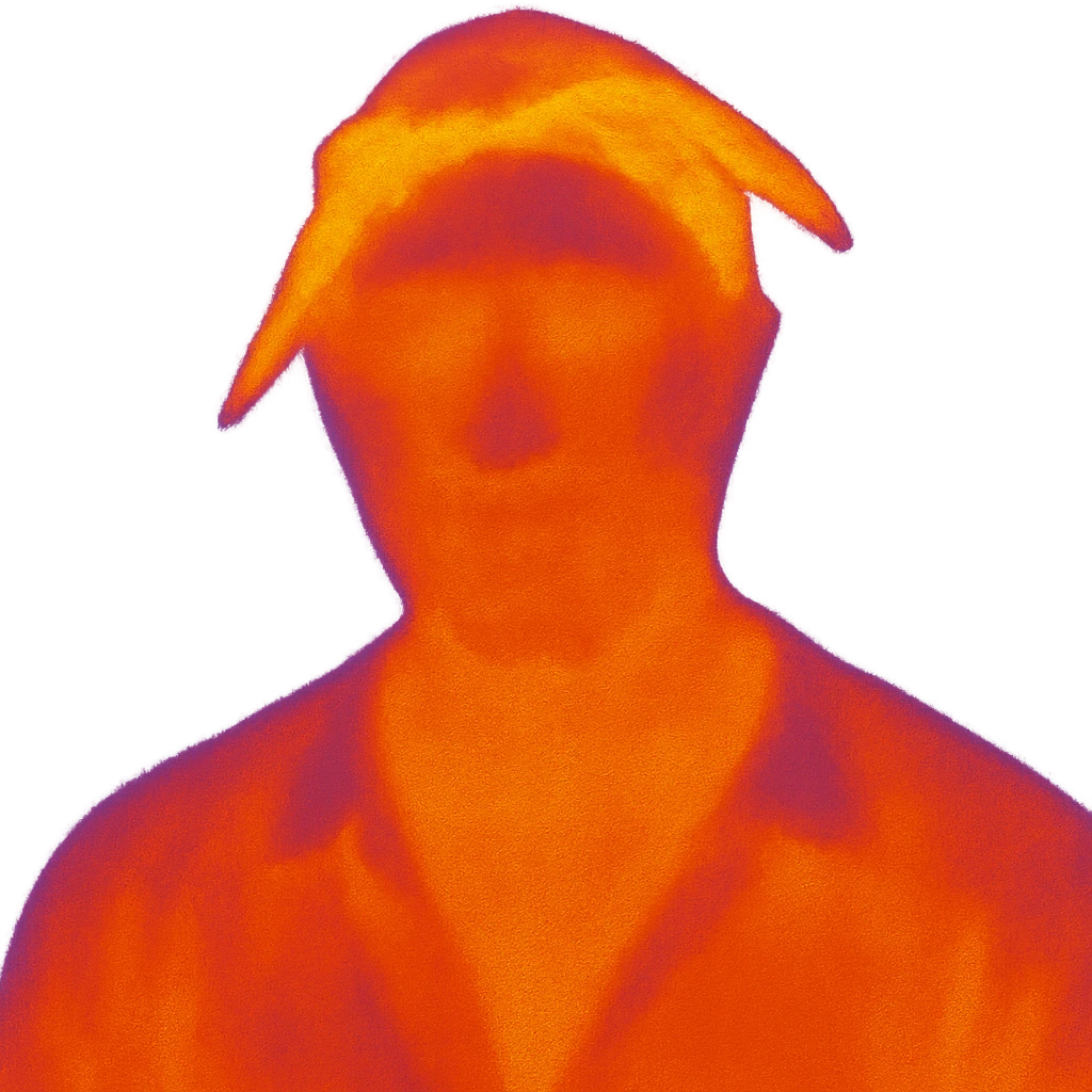 2Pac rapper wearing a bandana emoji