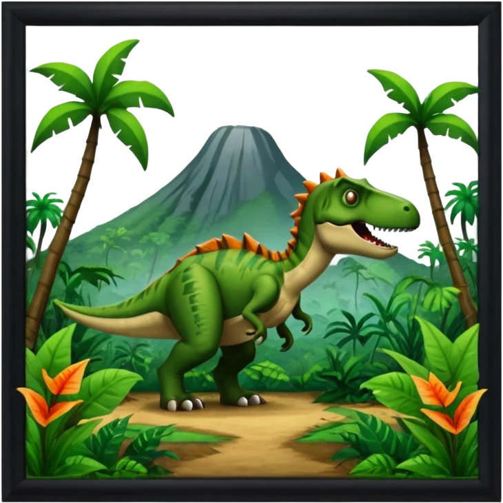 Jurassic park emoji