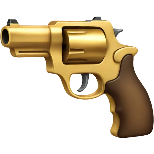 Gold Gun emoji