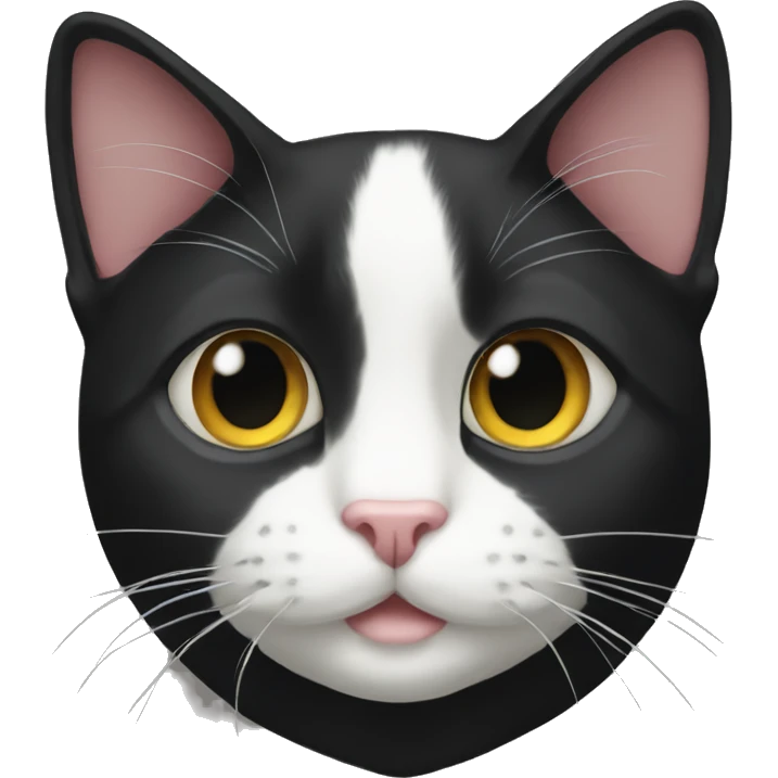 Tuxedo cat  emoji
