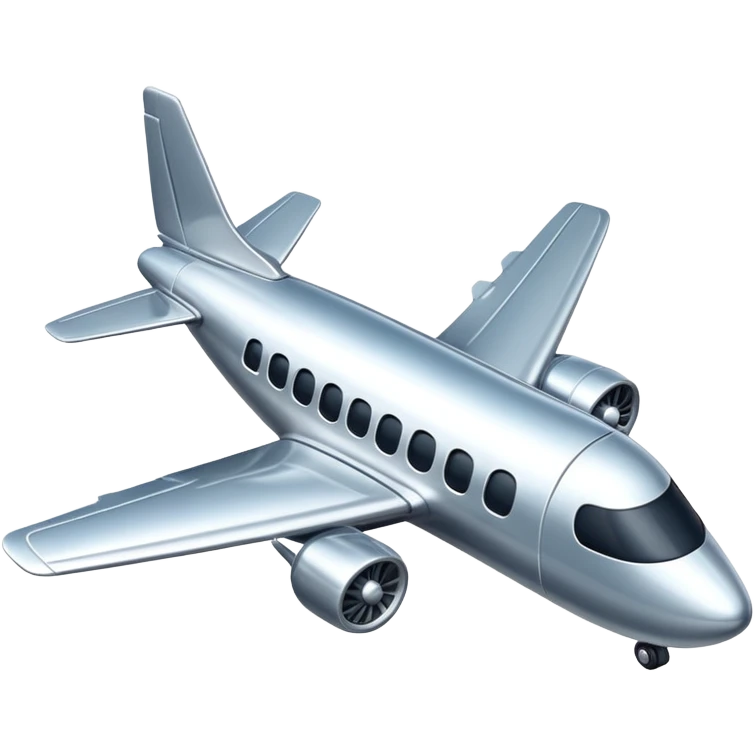 Realistic plane emoji