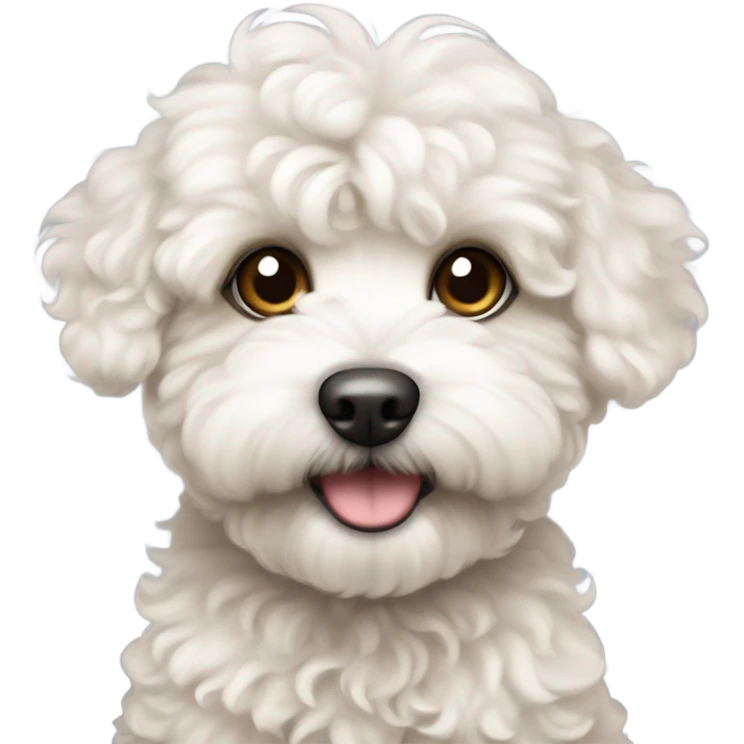 Maltipoo puppy  emoji
