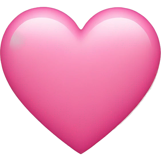 Pink heart  emoji