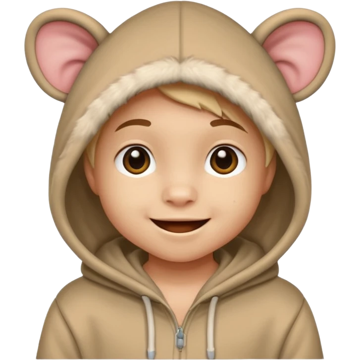 Animal Hoodie Kid emoji