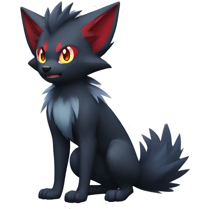 Zorua-Zoroark full body emoji