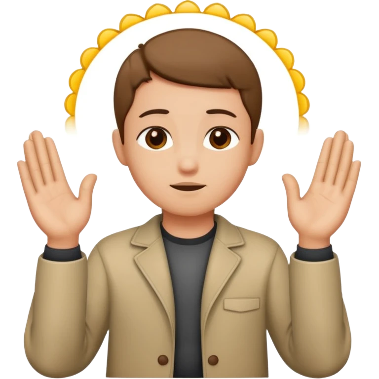 Create an emoji that reflects prayer (Islam) emoji