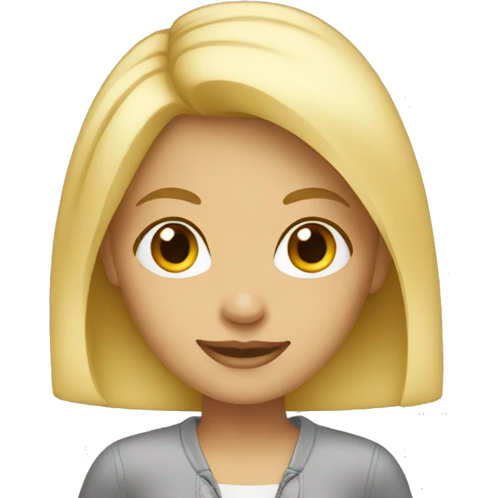 Blonde girl owner emoji
