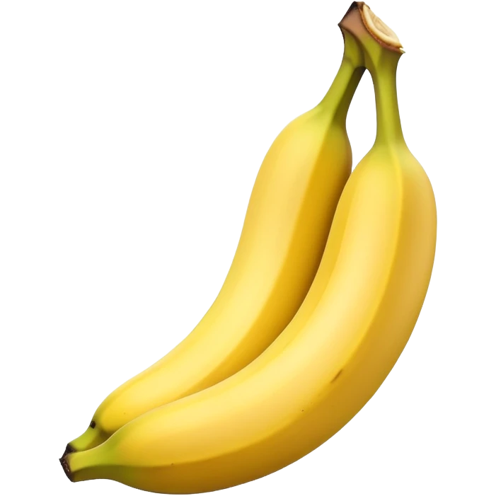 yellow banana with peel partially open emoji
