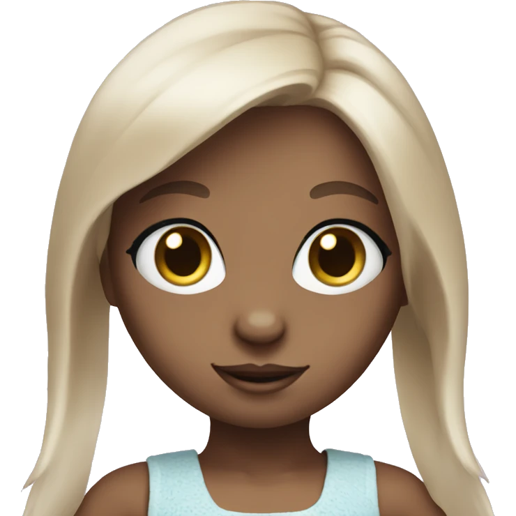 bunny doll with light blue eyes emoji