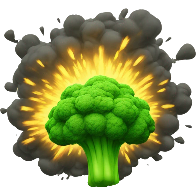 Brokkoli Explosion emoji
