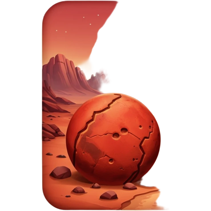 mars planet emoji