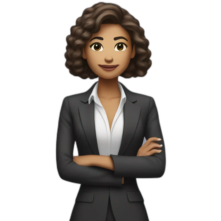 Zendaya business woman with arms emoji