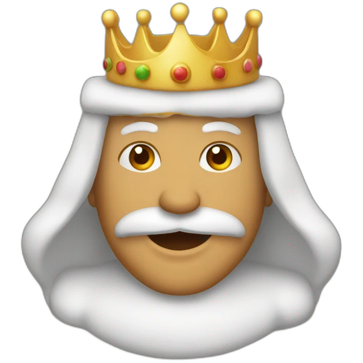 letrero que diga feliz día de reyes emoji