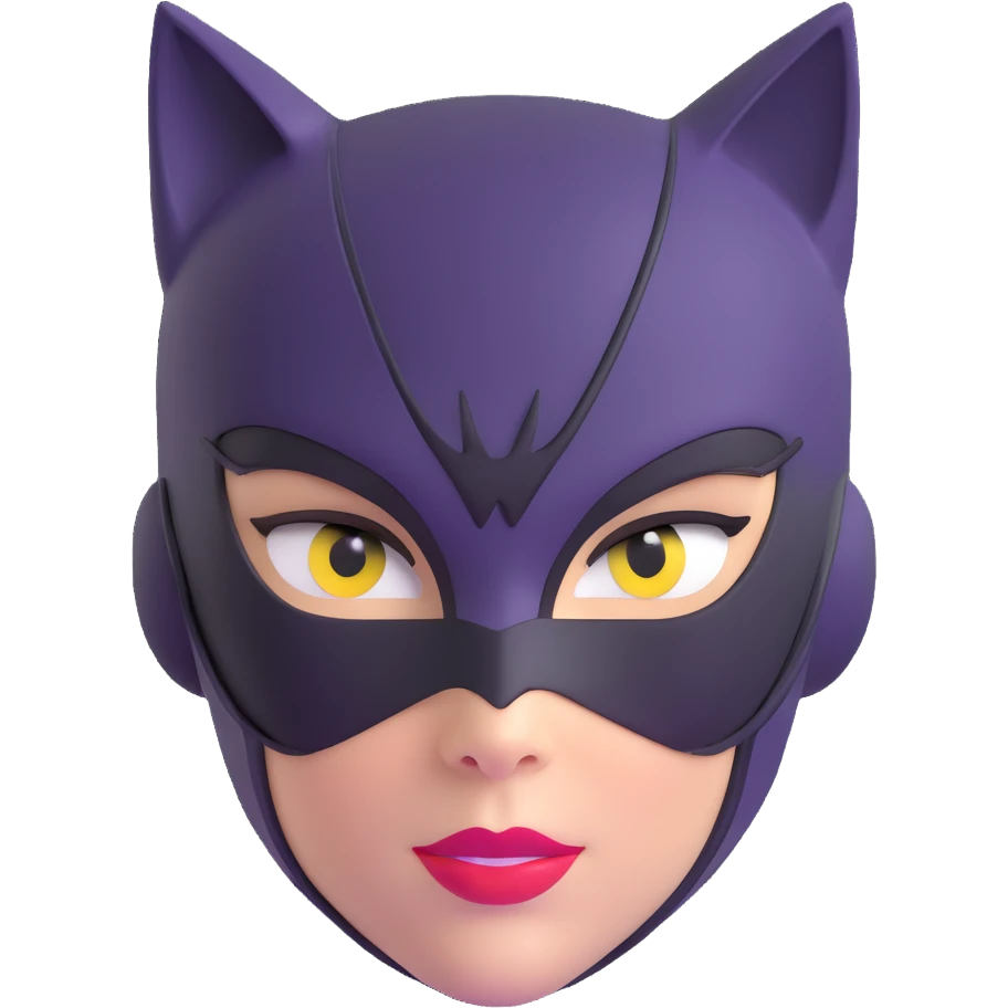 Catwoman face emoji