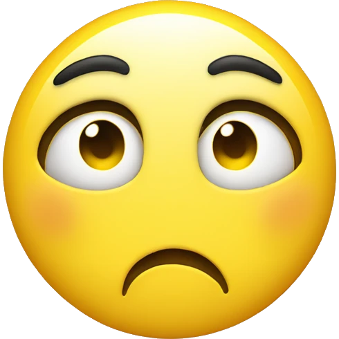 blank stare with tongue out yellow circle emoji emoji