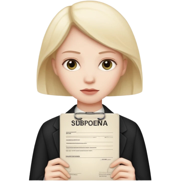 Go get a subpoena emoji