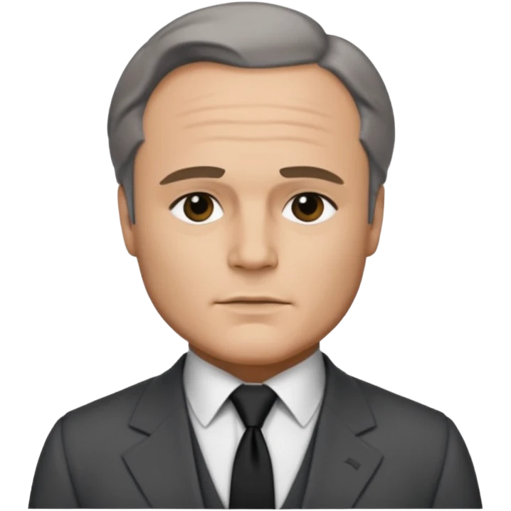 Marlon Brando with dark gray suit emoji