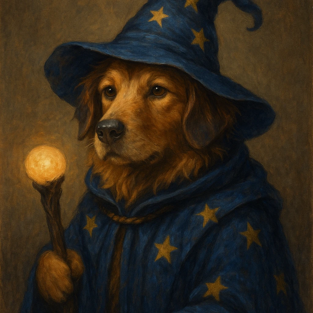 wizard dog3 emoji