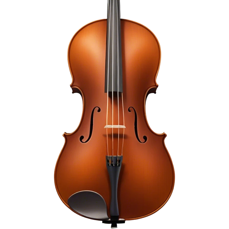 Cinematic Realistic Cello, deep brown polished wood, elegant f-holes curving gracefully, warm golden lighting creating depth, bow gently resting on the strings, glowing with the rich resonance of classical artistry. emoji