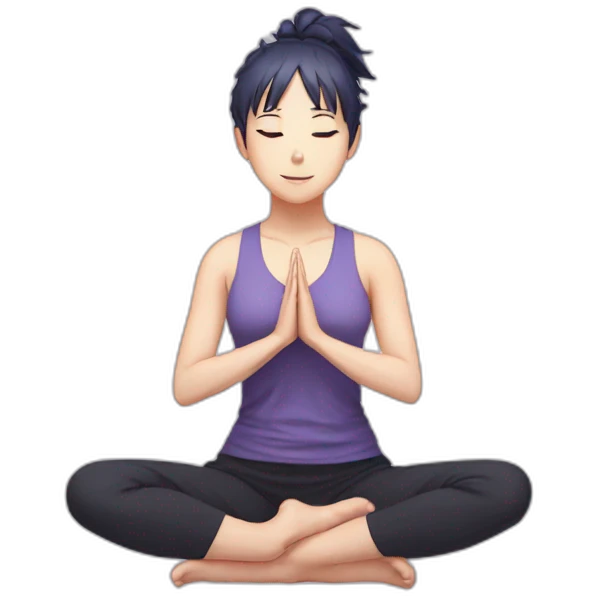 Cute hinata yoga emoji