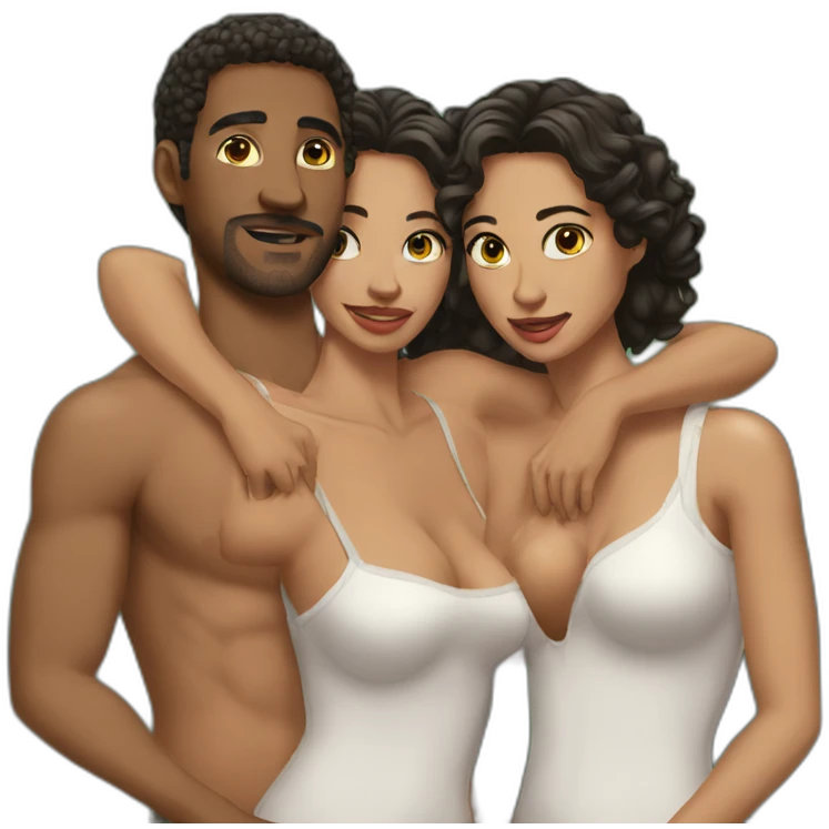 Threesome emoji