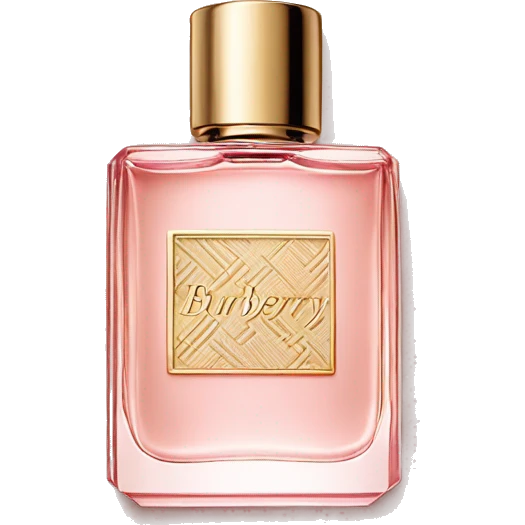 light pink burberry her perfume  emoji