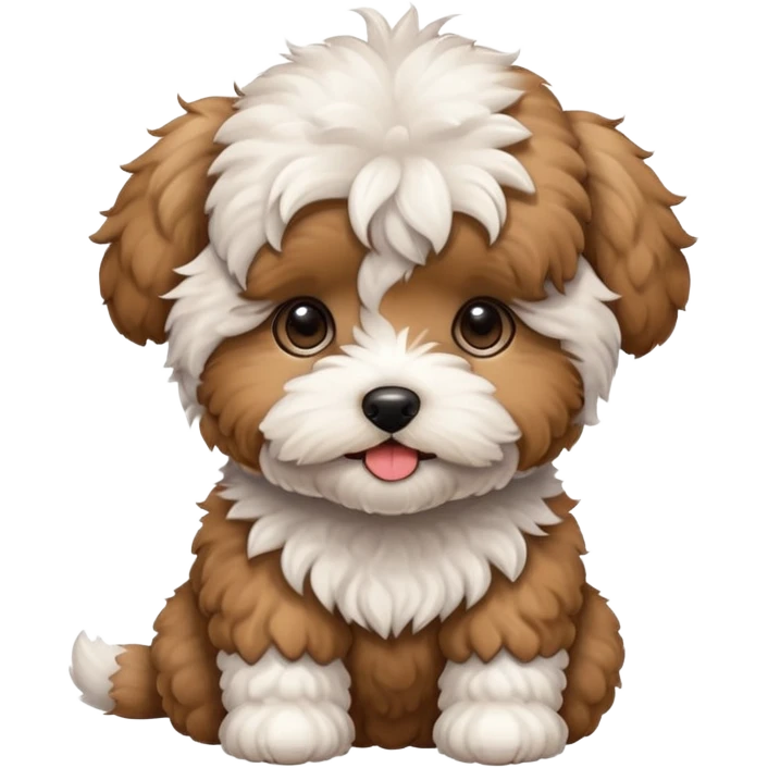 Maltipoo puppy emoji