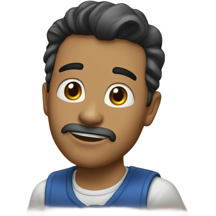 Синяя зебра emoji