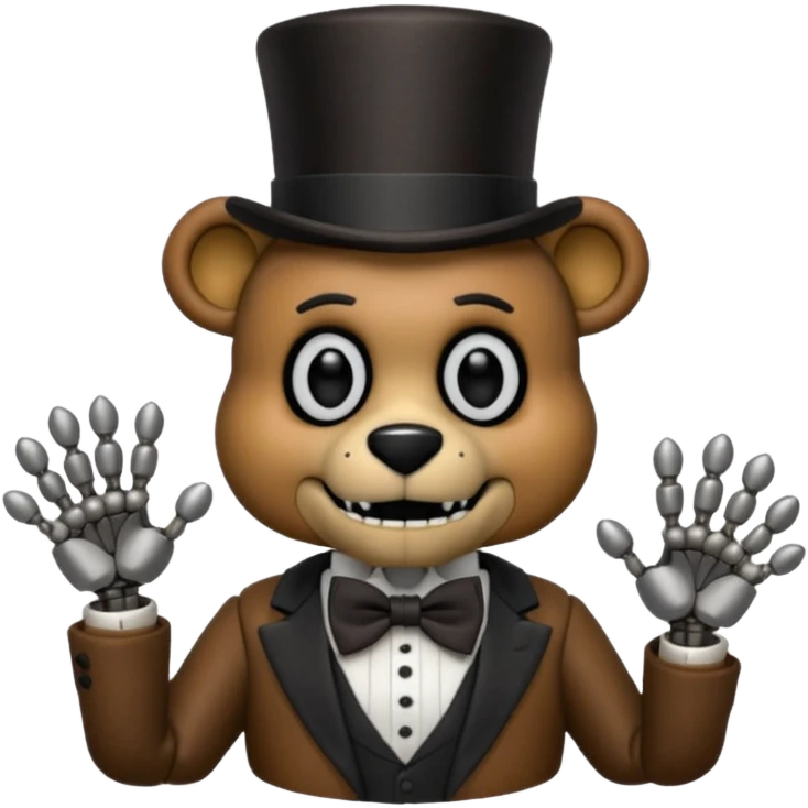 Make Freddy from fnaf emoji