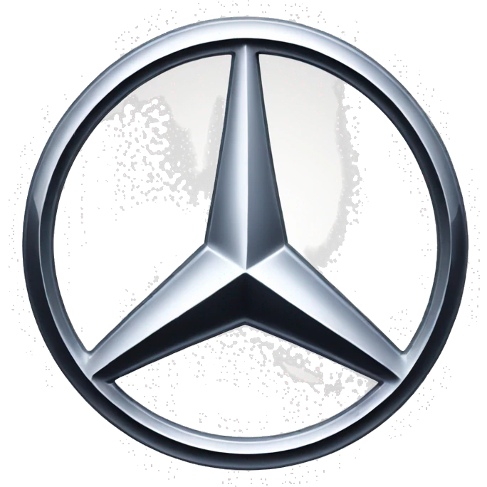 Mercedes Benz logo emoji