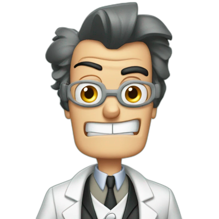 dr doofenshmirtz from phineas and ferb emoji