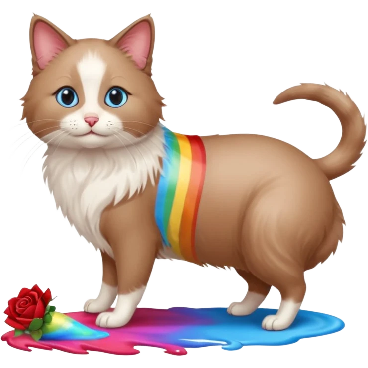 Rats pooping dogs running rose nail polish rainbow ragdoll emoji