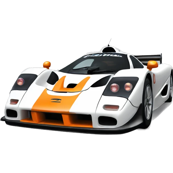 mclaren f1 race car emoji