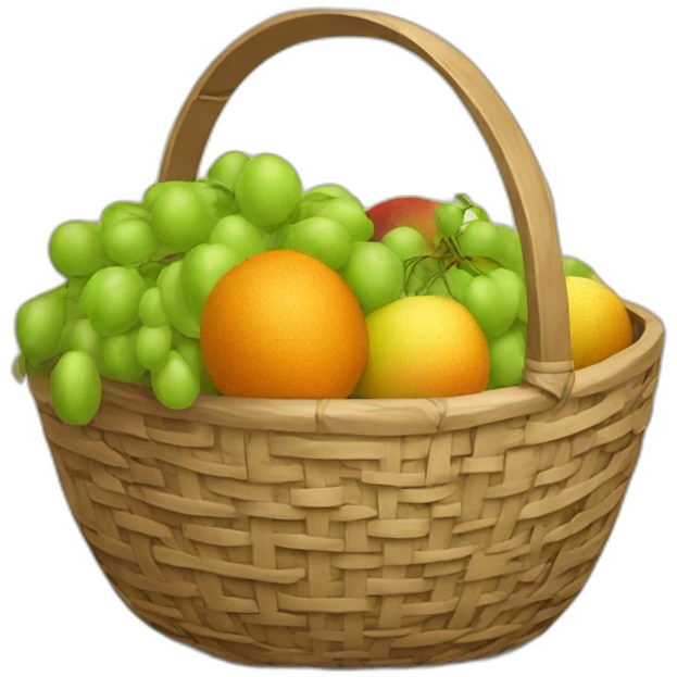 Fruit basket emoji
