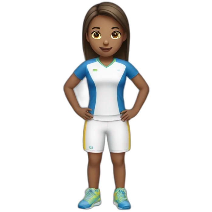 Girl do sport emoji