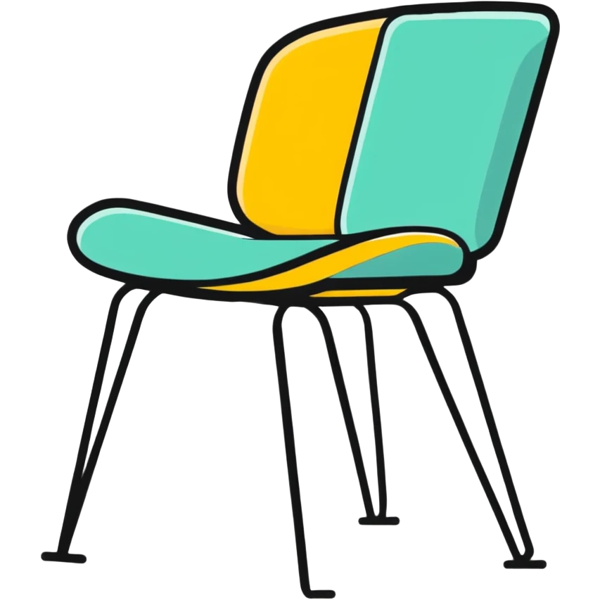 Thumbtack on chair  emoji