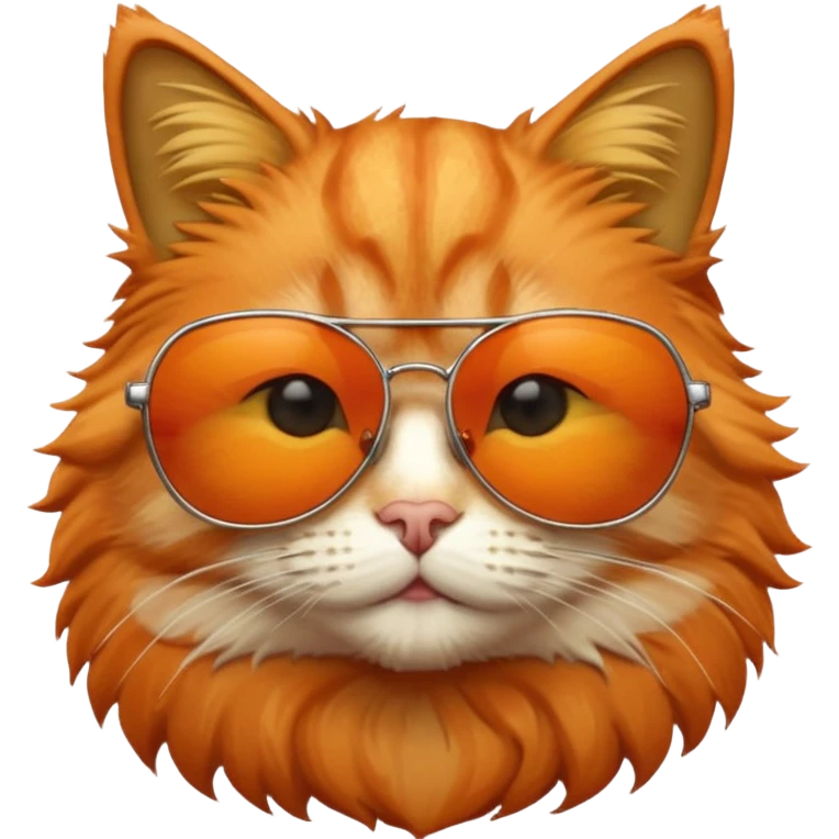 Cat wearing sunglasses emoji