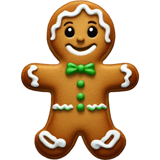 Gingerbread cookie  emoji
