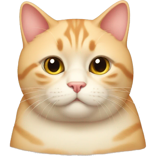 Cat fat emoji