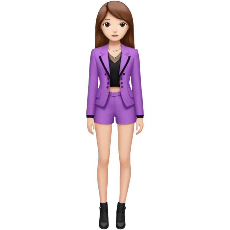Pelo castaño,delgada,alta, mi color favorito es el lila me gusta lo coquet y lo asthetic,estoy asiendo mi Glow up y soy fan a BLAK PINK 🖤🩷 emoji