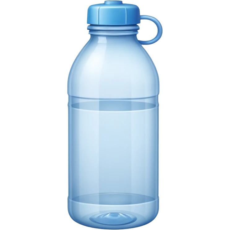 empty water bottle
 emoji