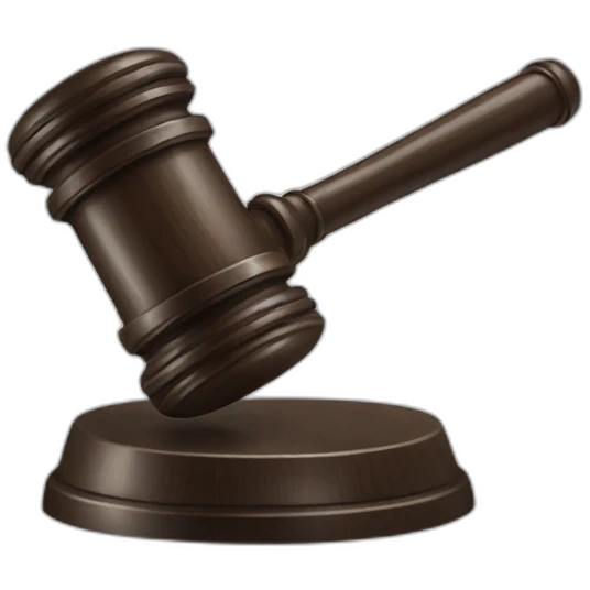 judge hammer emoji