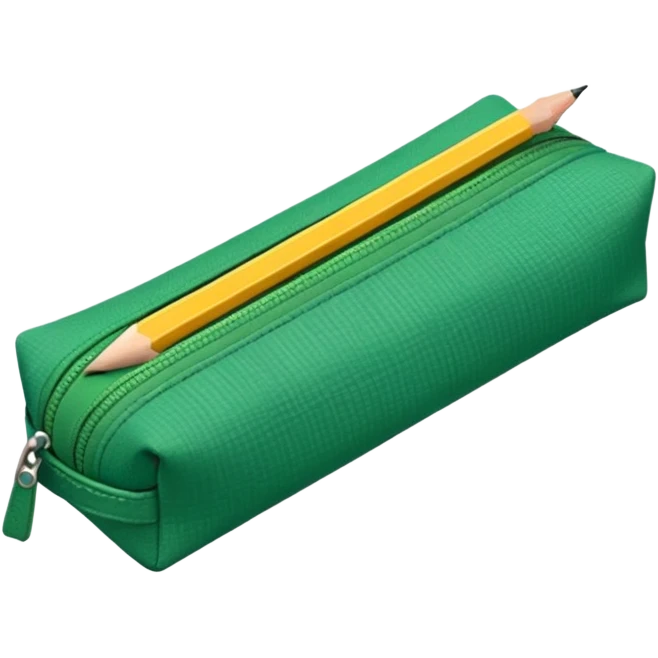 green Pencil Case emoji