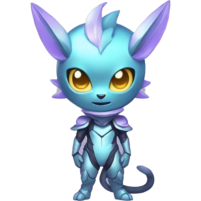 Pastel-Chibi-Sona-Shiny-Fakémon with a mask full body emoji