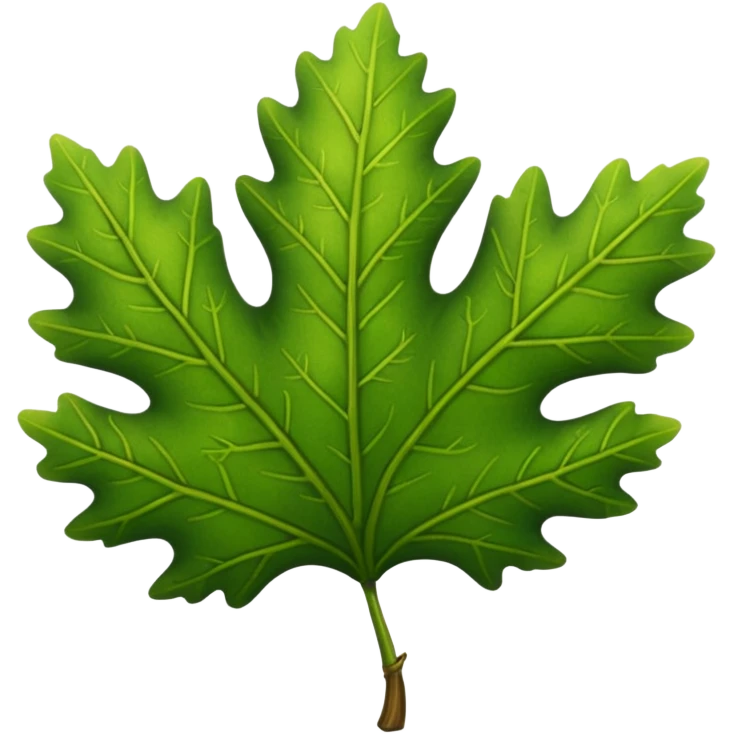 oak leaf emoji